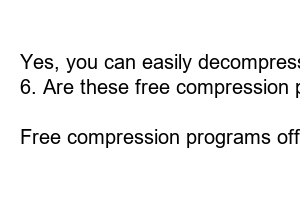 무료 압축 프로그램