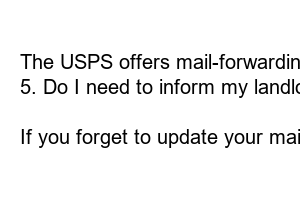 우편물 주소변경